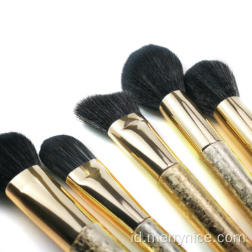 12PC Luxury Gold Makeup Brush Collection